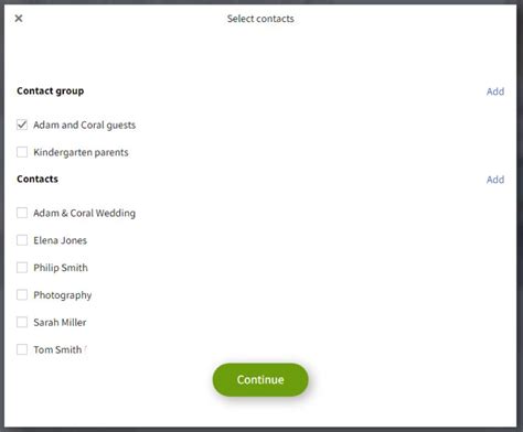 Image result for Write Group Contacts