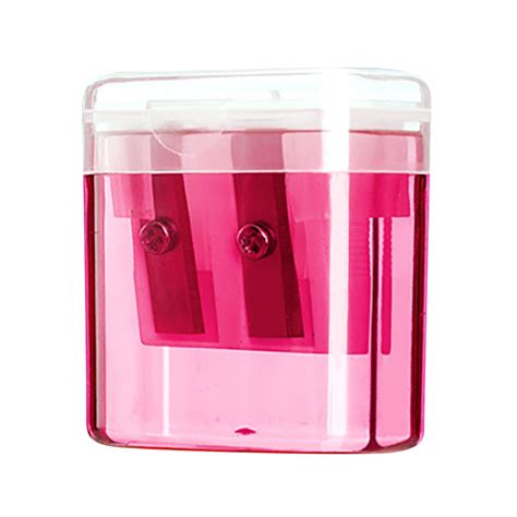 Under 10, Vsgery Double Hole Pencil Sharpener with Cover, Color Pencil ...