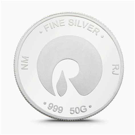 50 Gram Silver Coin | Silver - Reliance Jewels