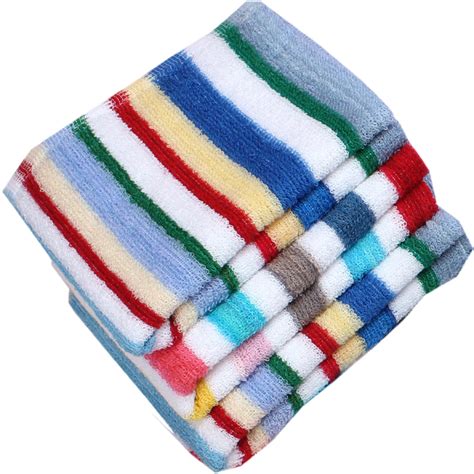 Buy Pack of 12 New Multicolour Stripped face Towel Hanky Online @ ₹299 ...