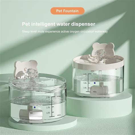 Buy Cat Water Fountain with Filter Intelligent induction Small Dogs ...
