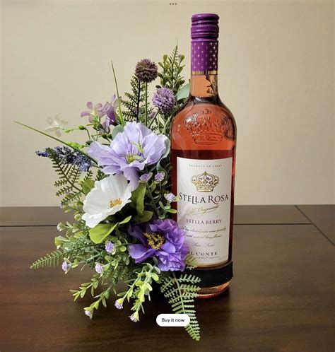 Rustic Wine Bottle Centerpiece