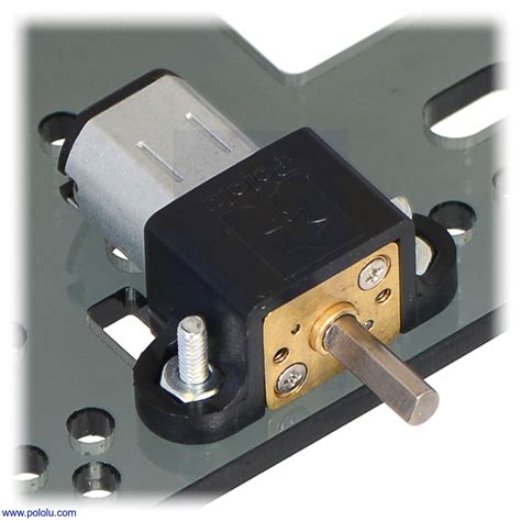 Pololu Micro Metal Gearmotor Bracket Pair - White – MG Super Labs
