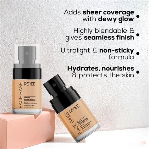 RENEE Face Base Serum Foundation, 25ml – Renee Cosmetics