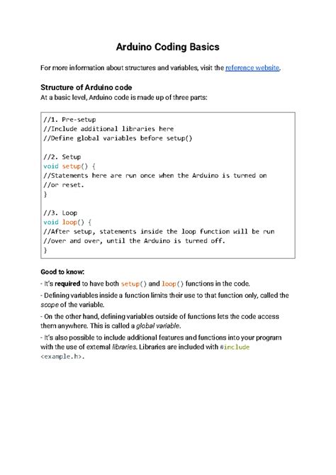 Image result for Arduino Coding Explained Very Simply