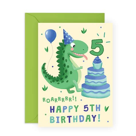 Printable Birthday Card For 5 Years Old Fun Finger Printable Birthday