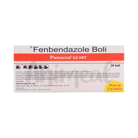 AnimealPANACUR 3.0 VET BOLUS - Upto 15% Off - Animeal
