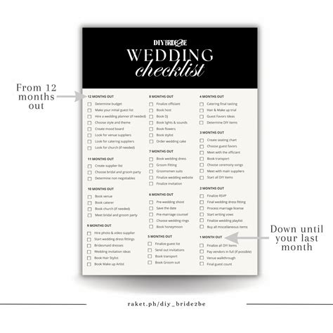 Wedding planning to do list printable | Beachweddingtips.com