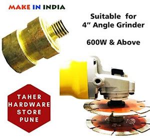 THS 4" Double Blade Adaptor for Angle Grinder For Cutting & Grooving ...