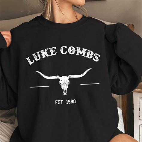 Luke Combs EST 1990 T-shirt Luke Combs Tour 2023 Sweatshirt - Etsy