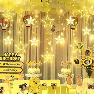 Buy Desidiya® 12 Stars LED Diwali Lights Curtain String Lights Window ...