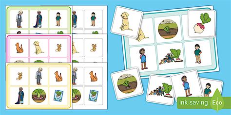 Enormous Turnip Matching Cards and Board