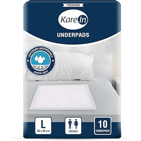 KareIn Premium Underpads, Large 60 X 90 Cm, High Absorbency, Leak Proof ...