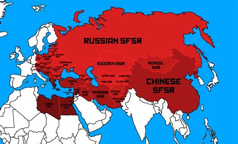 The Soviet Union wins the Afghani war. They continue their expansion ...