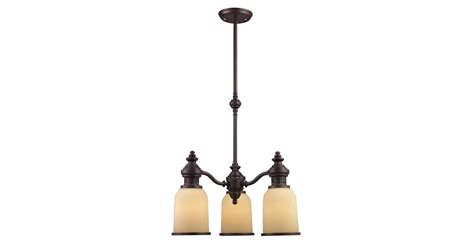 Landmark Lighting 66136-3 Chadwick 3 Light Chandelier In Oiled Bronze ...
