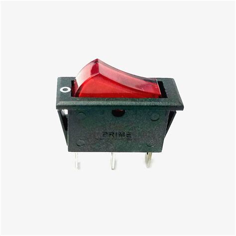 Illuminated 3-Pin SPDT ON-Off Rocker Switch - 9A 125V AC – QuartzComponents