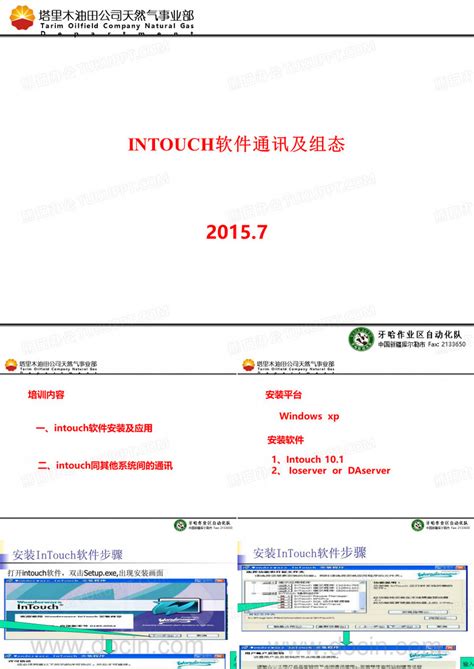Intouch Tutorial 的图像结果