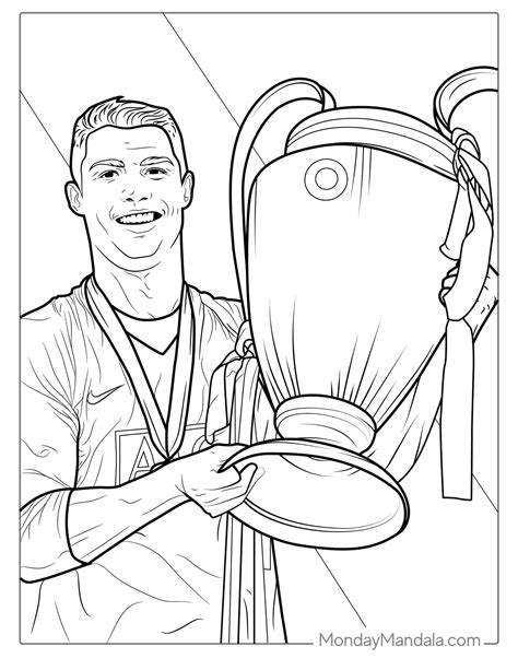 20 Ronaldo Coloring Pages (Free PDF Printables) | Messi dibujo, Futbol ...