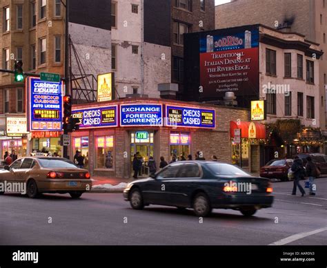 Currency exchange Chicago Illinois Stock Photo - Alamy
