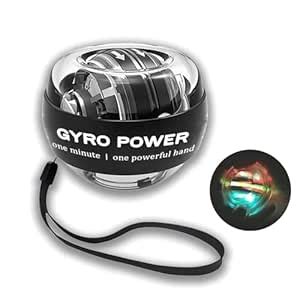 Xfopz Powerball Wrist Trainer Ball Auto-Start Wrist Strengthener ...