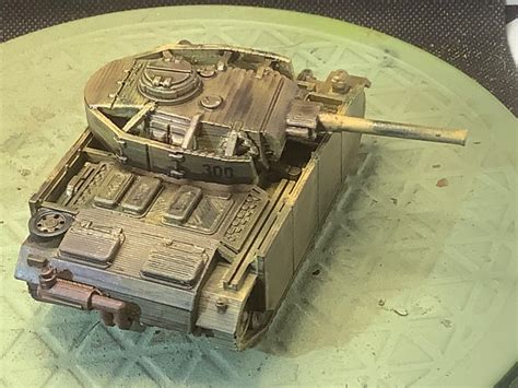 28mm or 1/56 Painted Panzer III M | eBay