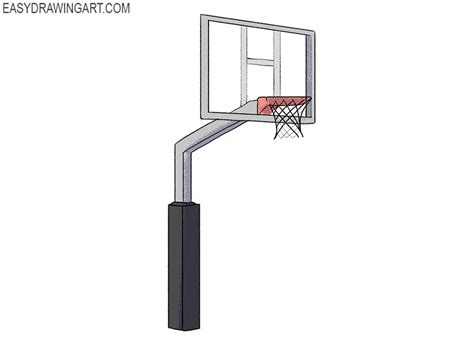 Basketball Hoop Line Drawing 的图像结果