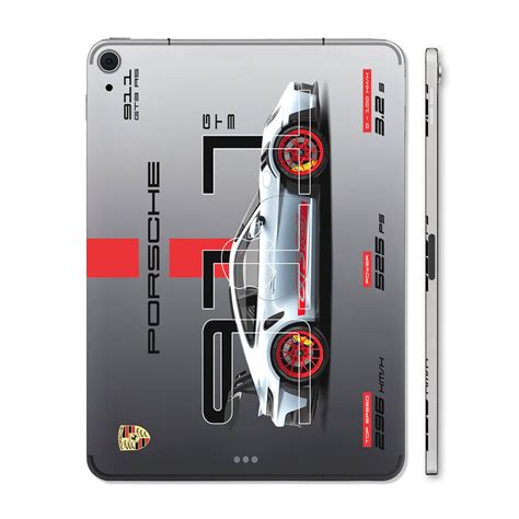 Apple iPad Air 4th Gen 2020 Transparent Porsche 911 GT3 RS Cars & Bike