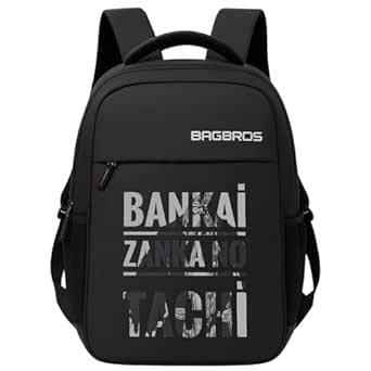 Buy Bagbros 3 Compartments Bleach Anime Printed 30L Waterproof Backpack ...