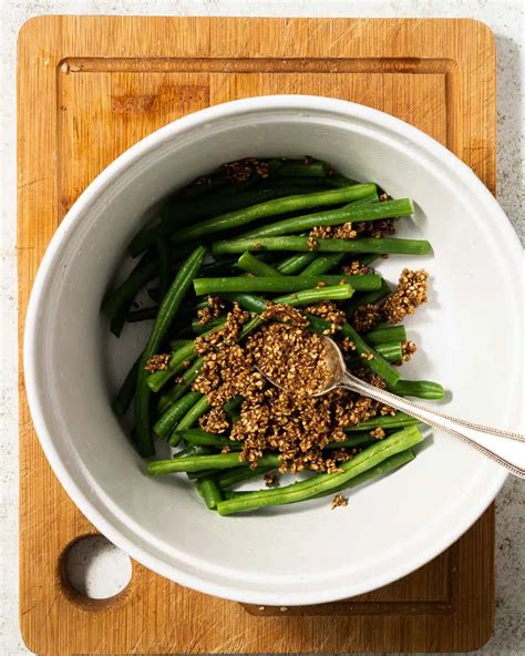 Japanese Green Beans with Gomae Sesame Sauce – The Vegan Larder