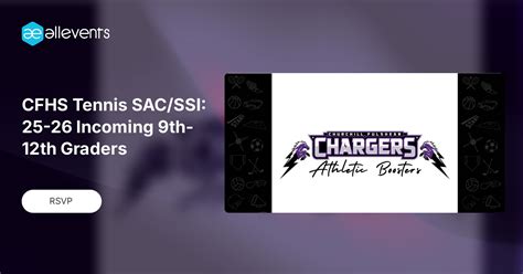 CFHS Tennis SAC/SSI: 25-26 Incoming 9th-12th Graders, Fulshear High ...