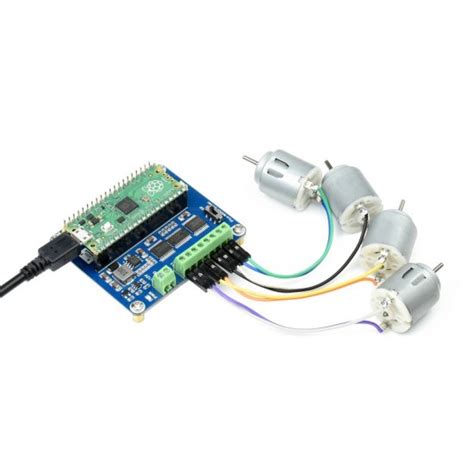 Buy DC Motor Driver Module for Raspberry Pi Pico, Driving up to 4x DC ...