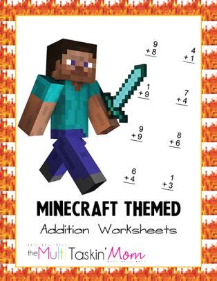 Image result for Minecraft Math Printables