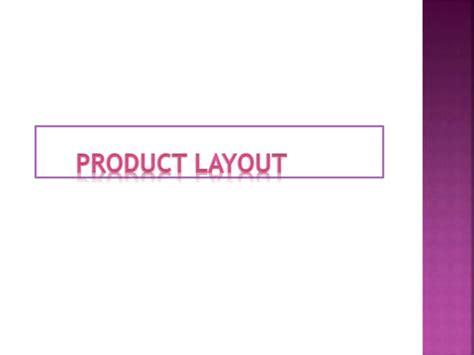 Image result for Product Layout Example