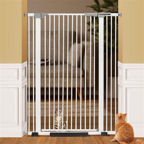Amazon.com: MEWTOGO 51.2"" Extra Tall Cat Gate Indoor, 29""-40"" Wide ...