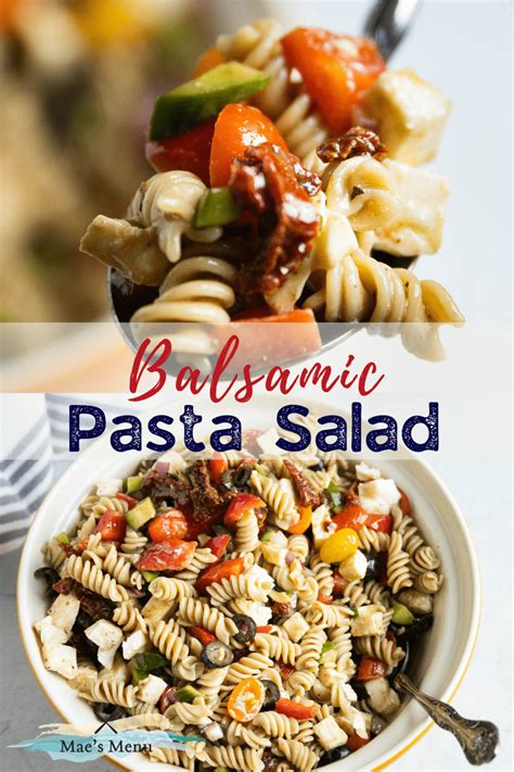 Balsamic pasta salads – Artofit