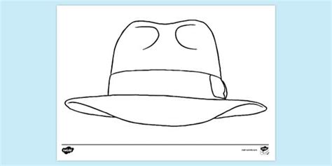 Hat Colouring Sheet | Colouring Pages (teacher made)