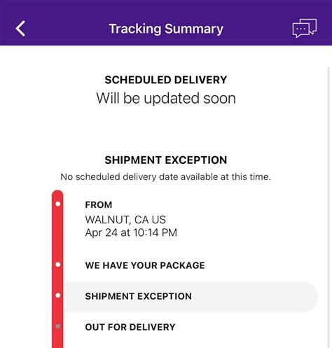 Shipment exception (weather delay) from California : r/FedEx