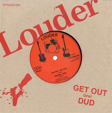 【Record / 7inch】 Louder｜Get Out | twelvekyoto