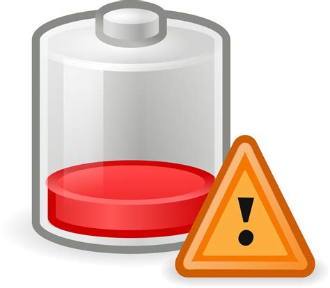 Low Battery Alert, Power Warning, Charge Indicator Free PNG