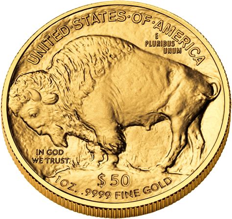 American Buffalo $50 Gold Coin Reverse, Unc American Indians, Native ...