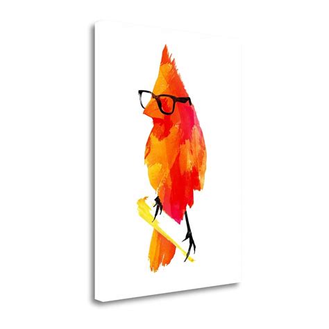 Tangletown Fine Art ICF376D-2128c Punk Bird by Robert Farkas Wall Art ...