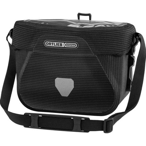 Ortlieb Ultimate Six High Visibility Handlebar Bag (Black Reflective ...