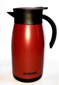 Buy BOROSIL Hydra TEAPOT 1000 RED 750 ml Flask (Pack of 1, Red, Steel ...