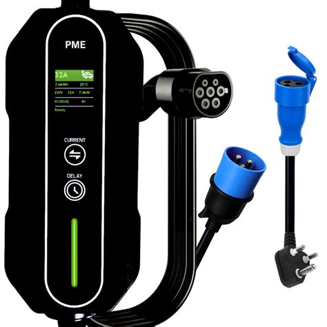 EV Charger 7.2kW (Hypercharge) + Jumper cable – PM Electronics