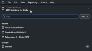 How to Make a Unity Project a GitHub Repository Unity 2020 的图像结果