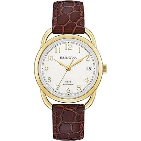 Bulova Ladies' Joseph Commodore Limited Edition Automatic Brown Leathe ...