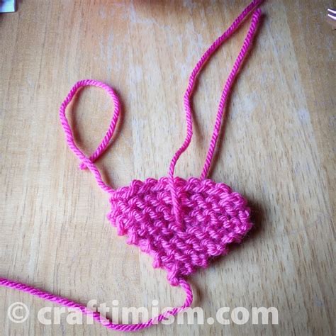Image result for Simple Knitted Heart Pattern