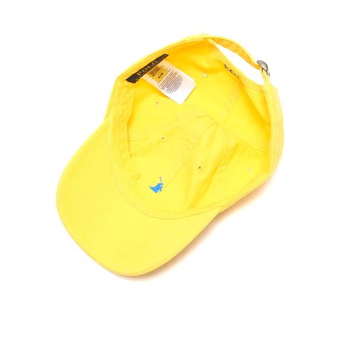 POLO RALPH LAUREN CLASSIC SPORT CAP YELLOW FIN 22SS-I（ポロ ラルフローレン クラシック ...