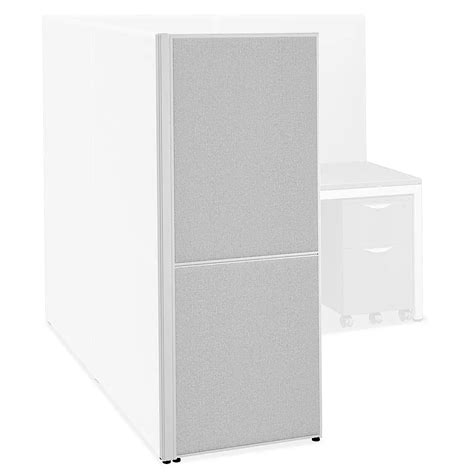 End Panels for Downtown Privacy Workstations in Stock - ULINE