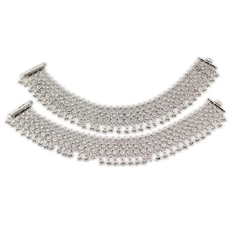 Heavy Silver Anklet-16555 : Amazon.in: Fashion